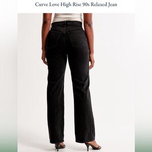 Abercrombie Curve Love High Rise 90s Relaxed Jean